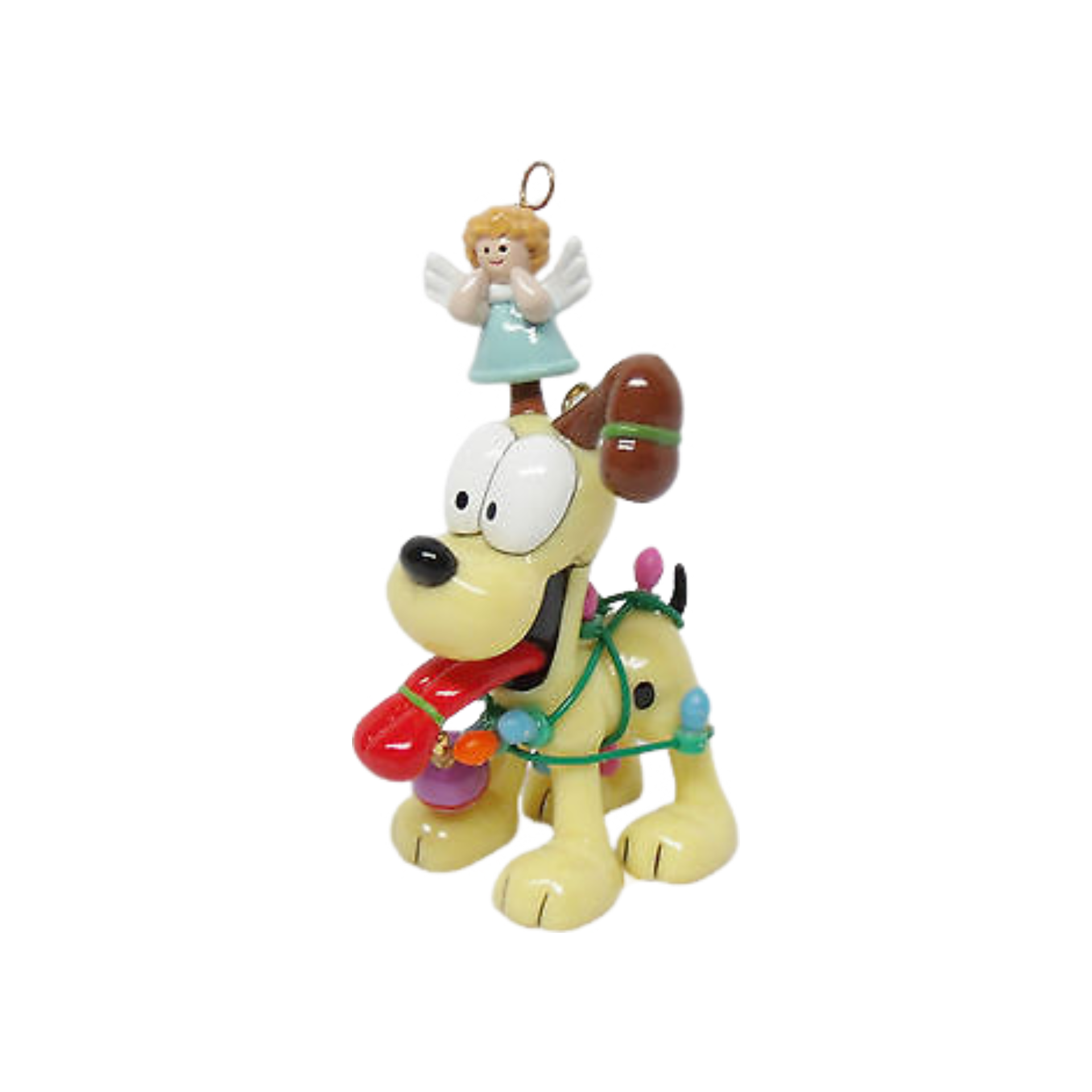 1990 All Decked Out - Here Comes ODIE Enesco Ornament (Garfield) 572659 Image3
