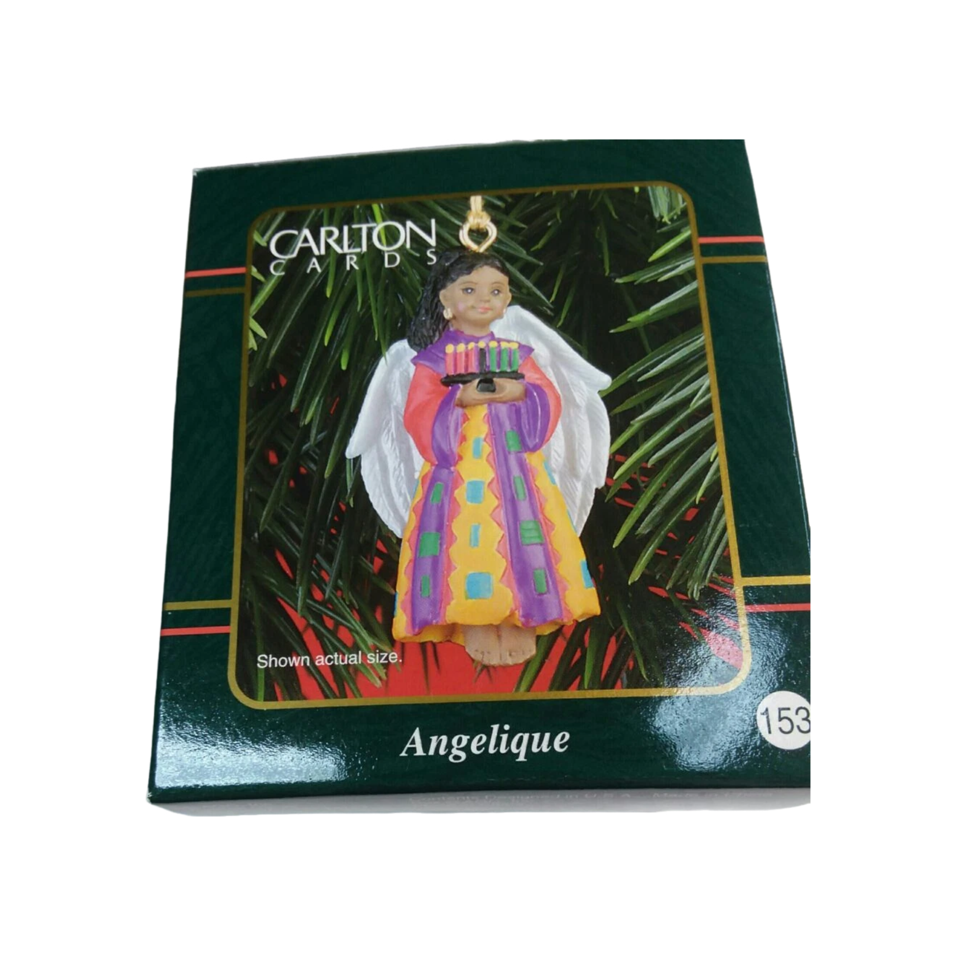 1990 Angelique Carlton Cards Ornaments (Angels) CXOR-162Y Image2