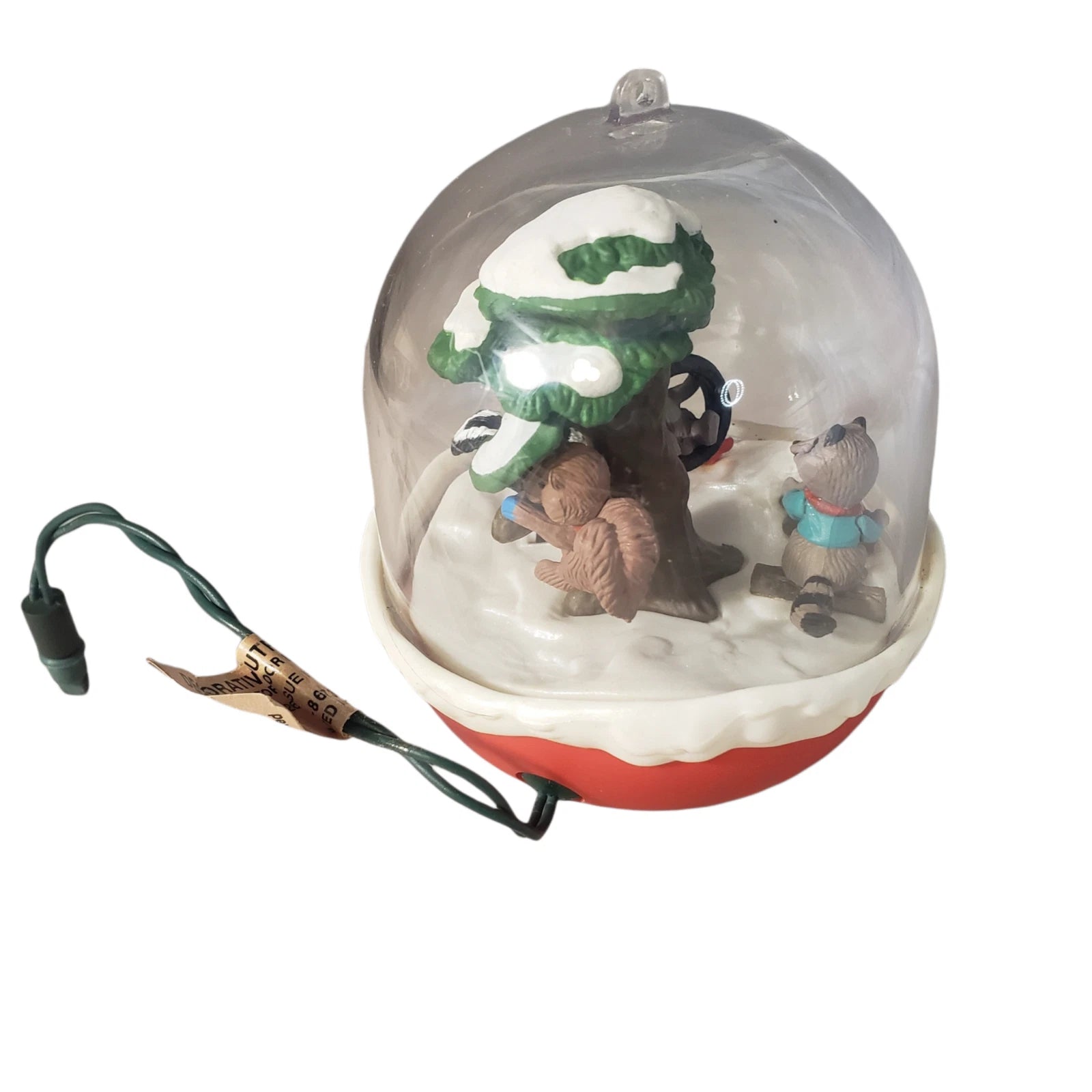1990 Animal in Tree House Hallmark Ornament (Forest Frolics) QLX7236