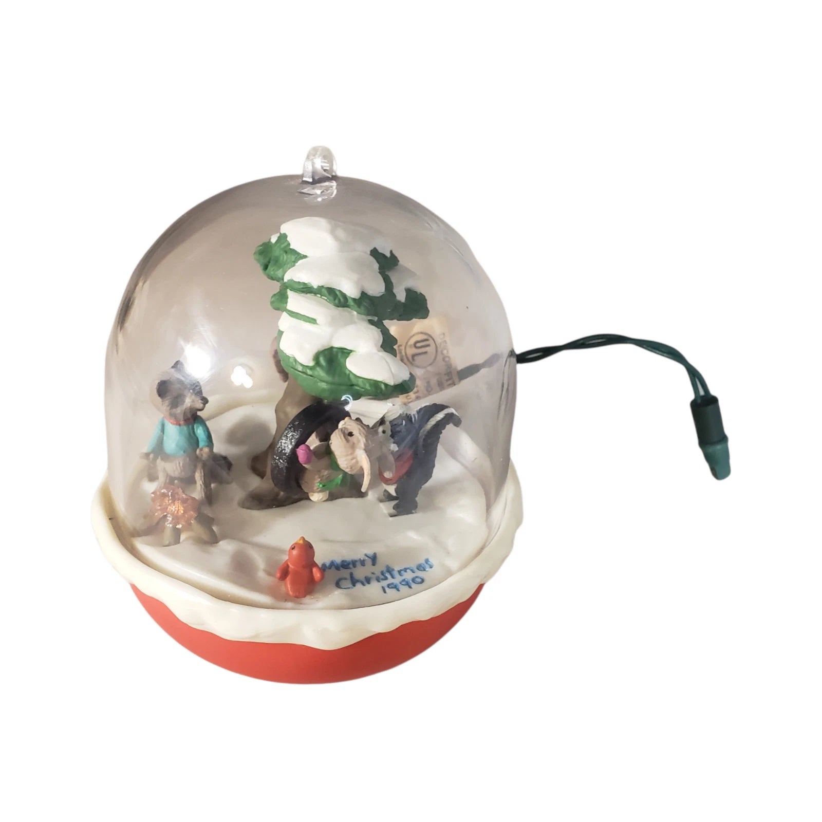 1990 Animal in Tree House Hallmark Ornament (Forest Frolics) QLX7236