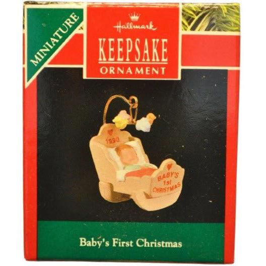 1990 Baby's First Christmas Hallmark Ornament (Baby's First Christmas) QXM5703