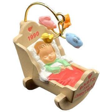 1990 Baby's First Christmas Hallmark Ornament (Baby's First Christmas) QXM5703