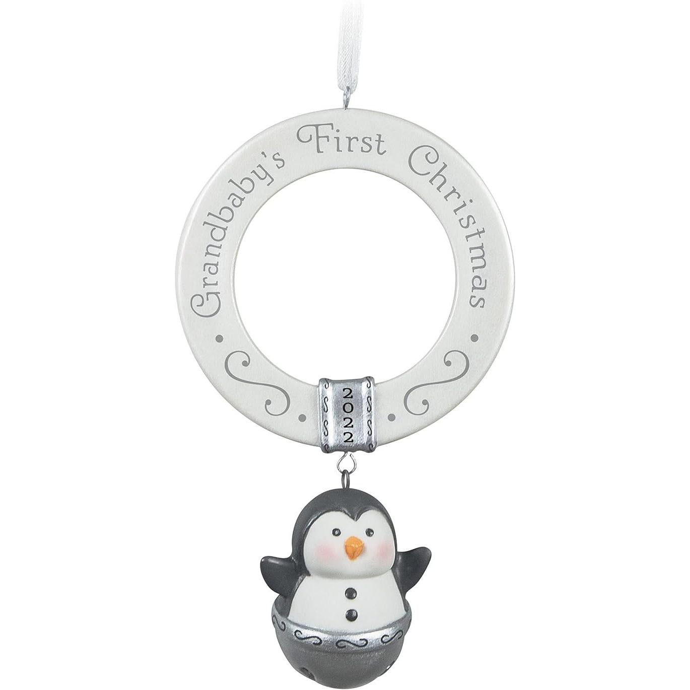 QGO2296 2022 Grandbaby's First Christmas (Penguins) Image1