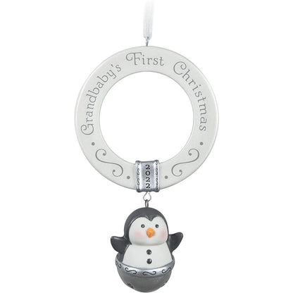 QGO2296 2022 Grandbaby's First Christmas (Penguins) Image1
