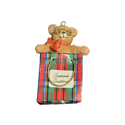 1990 Bradley Carlton Cards Ornaments (Teddy Bear) CXOR-163Y Image1