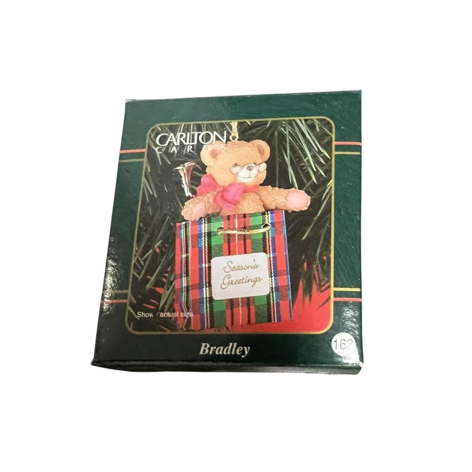 1990 Bradley Carlton Cards Ornaments (Teddy Bear) CXOR-163Y Image2