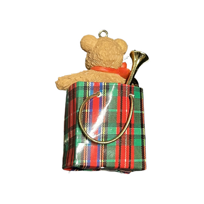1990 Bradley Carlton Cards Ornaments (Teddy Bear) CXOR-163Y Image3
