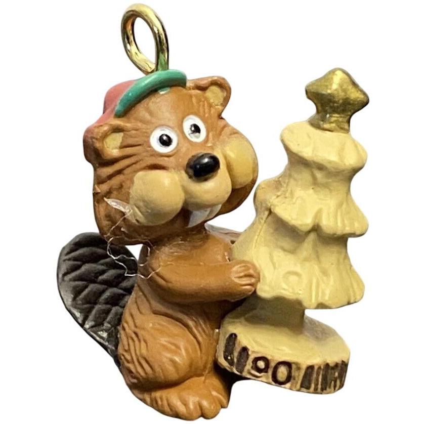 1990 Busy Carver Hallmark Ornament (Beaver) QXM5673