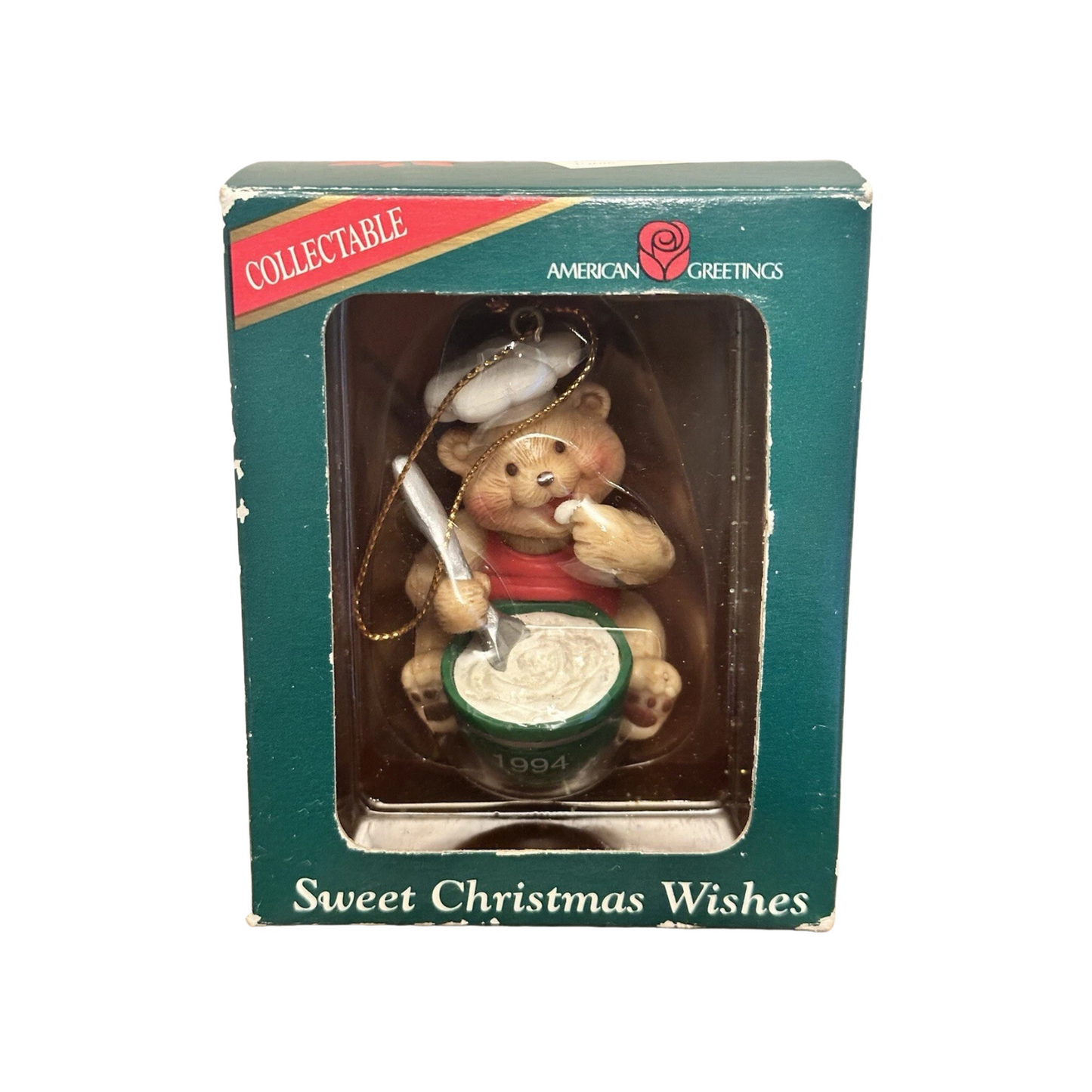 1990 Chef's Delight Carlton Cards Ornaments (Teddy Bear) 126096-0 Image2