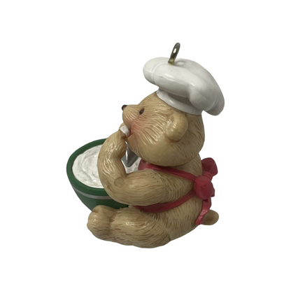 1990 Chef's Delight Carlton Cards Ornaments (Teddy Bear) 126096-0 Image4