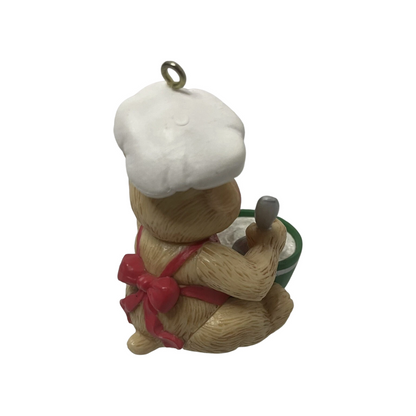 1990 Chef's Delight Carlton Cards Ornaments (Teddy Bear) 126096-0 Image5