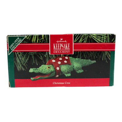 1990 Christmas Croc Hallmark Ornament (Animal) QX4373