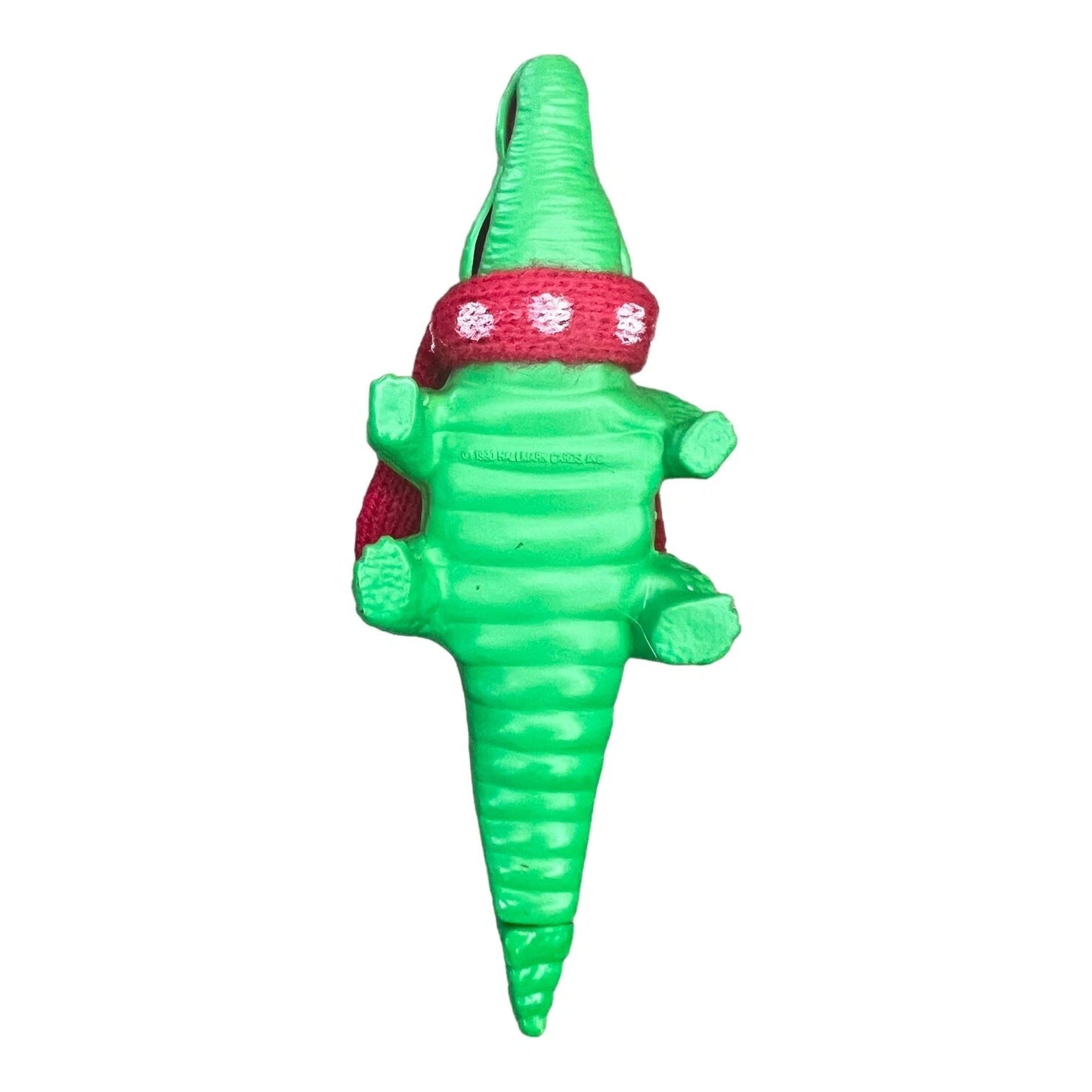 1990 Christmas Croc Hallmark Ornament (Animal) QX4373