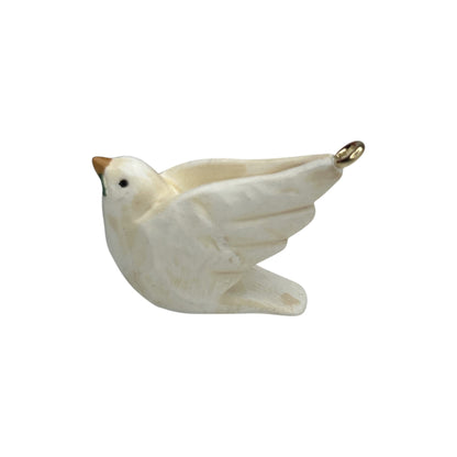 1990 Christmas Dove (Bird) Hallmark Ornament QXM563-6 Image1