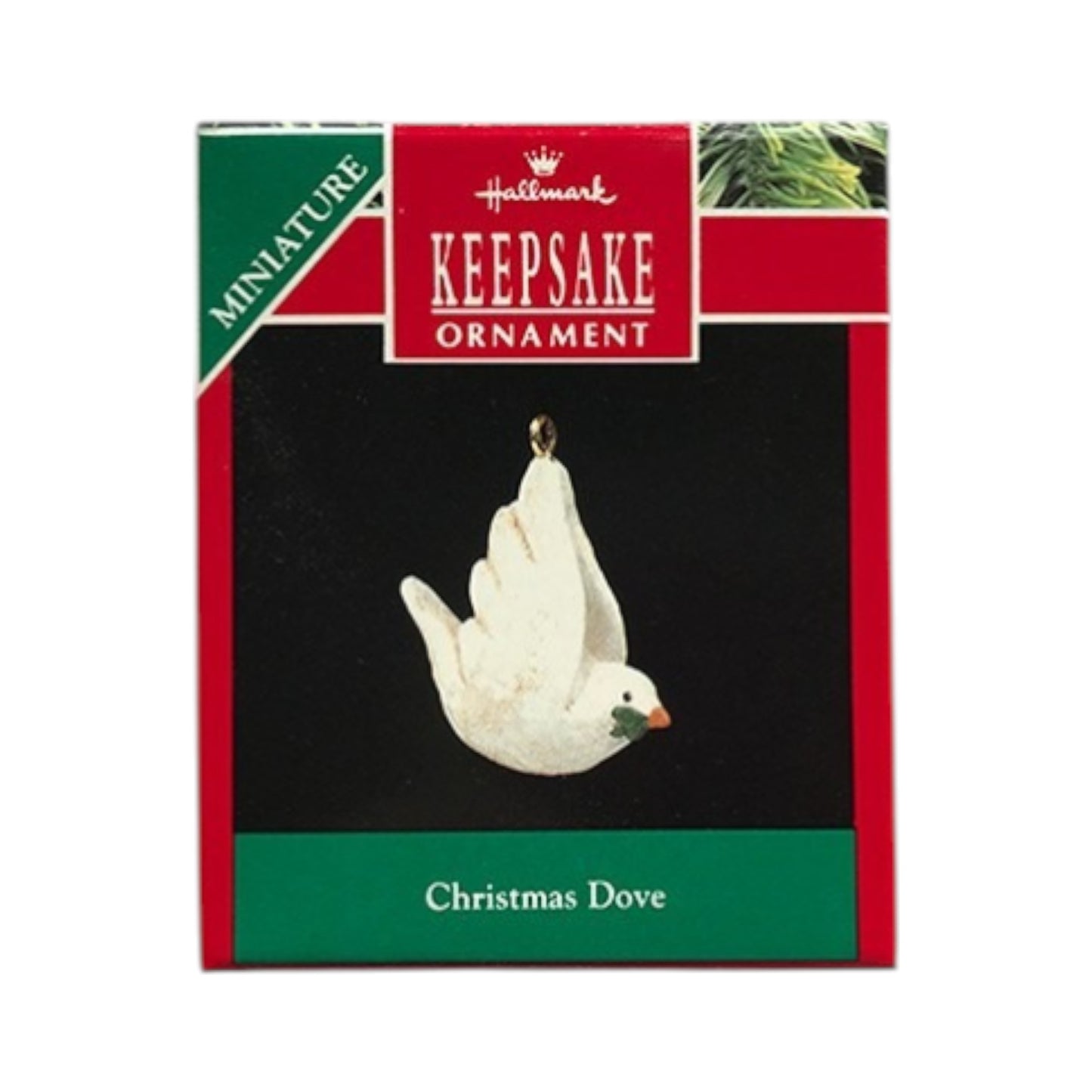1990 Christmas Dove (Bird) Hallmark Ornament QXM563-6 Image2