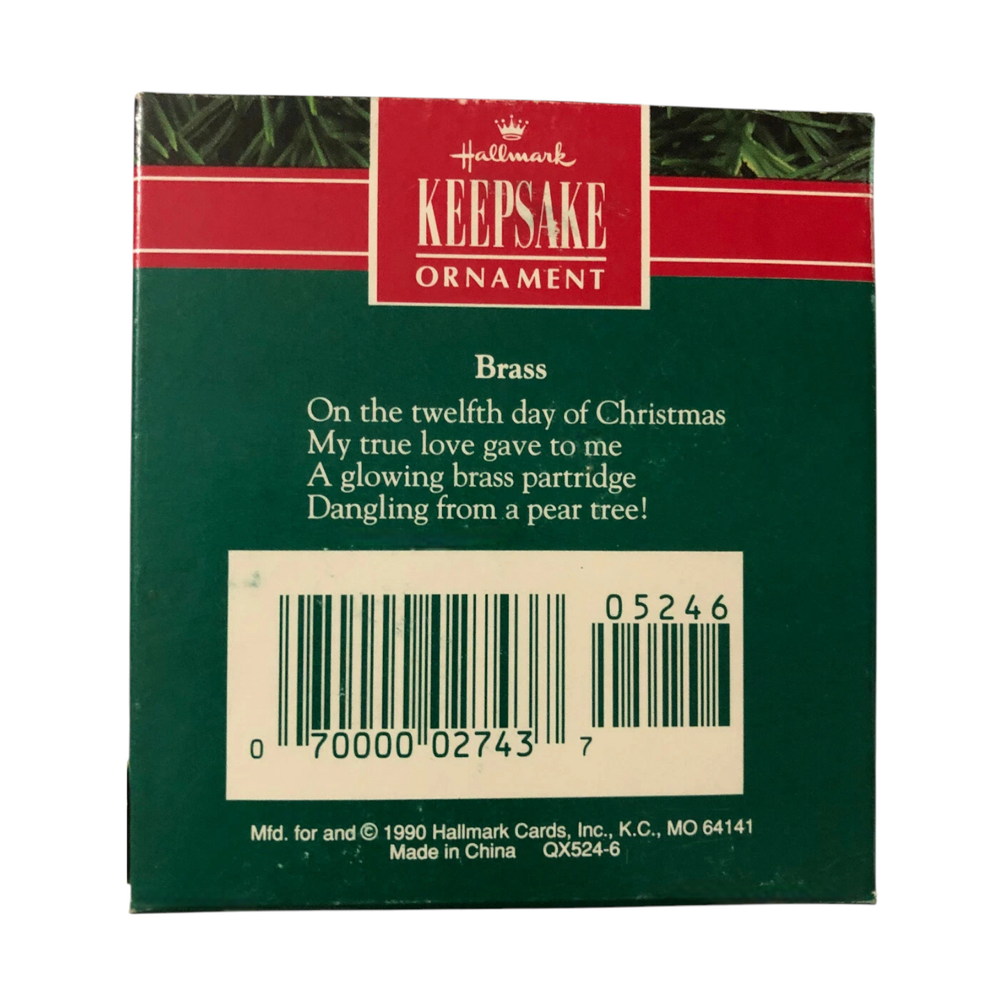 1990 Christmas Partridge (Bird)