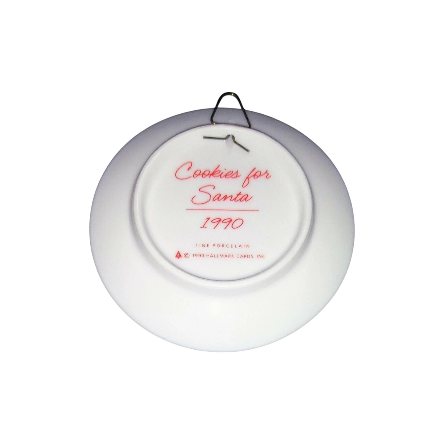 1990 Cookies for Santa (Collector's Plate)