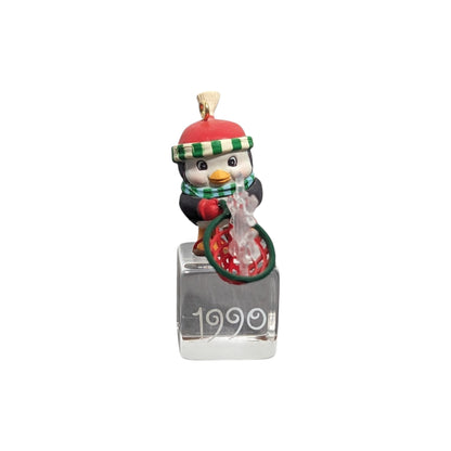 1990 Cool Yule (Penguin) Carlton Cards Heirloom Ornament 102310-1 Image1