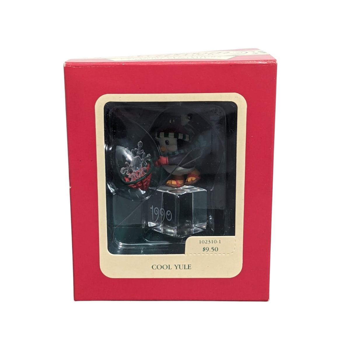 1990 Cool Yule (Penguin) Carlton Cards Heirloom Ornament 102310-1 Image2