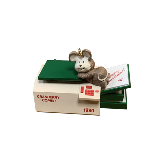 1990 Copy of Cheer Hallmark Ornament (Mouse) QX4486 Image1