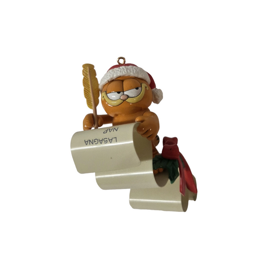 1990 "Dear Santa" Enesco Ornament (Garfield) 572608 Image1