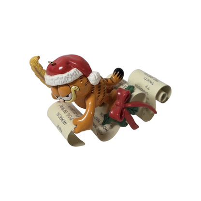 1990 "Dear Santa" Enesco Ornament (Garfield) 572608 Image3