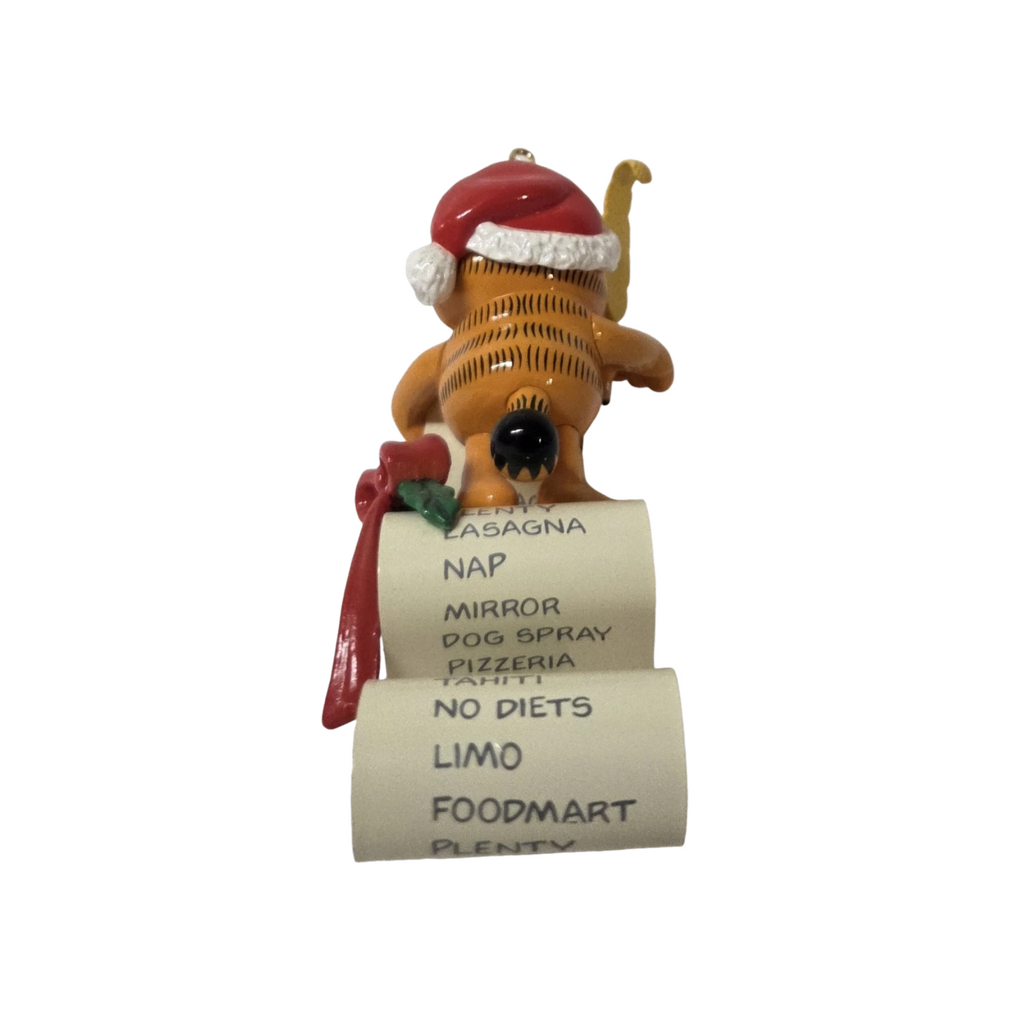 1990 "Dear Santa" Enesco Ornament (Garfield) 572608 Image4