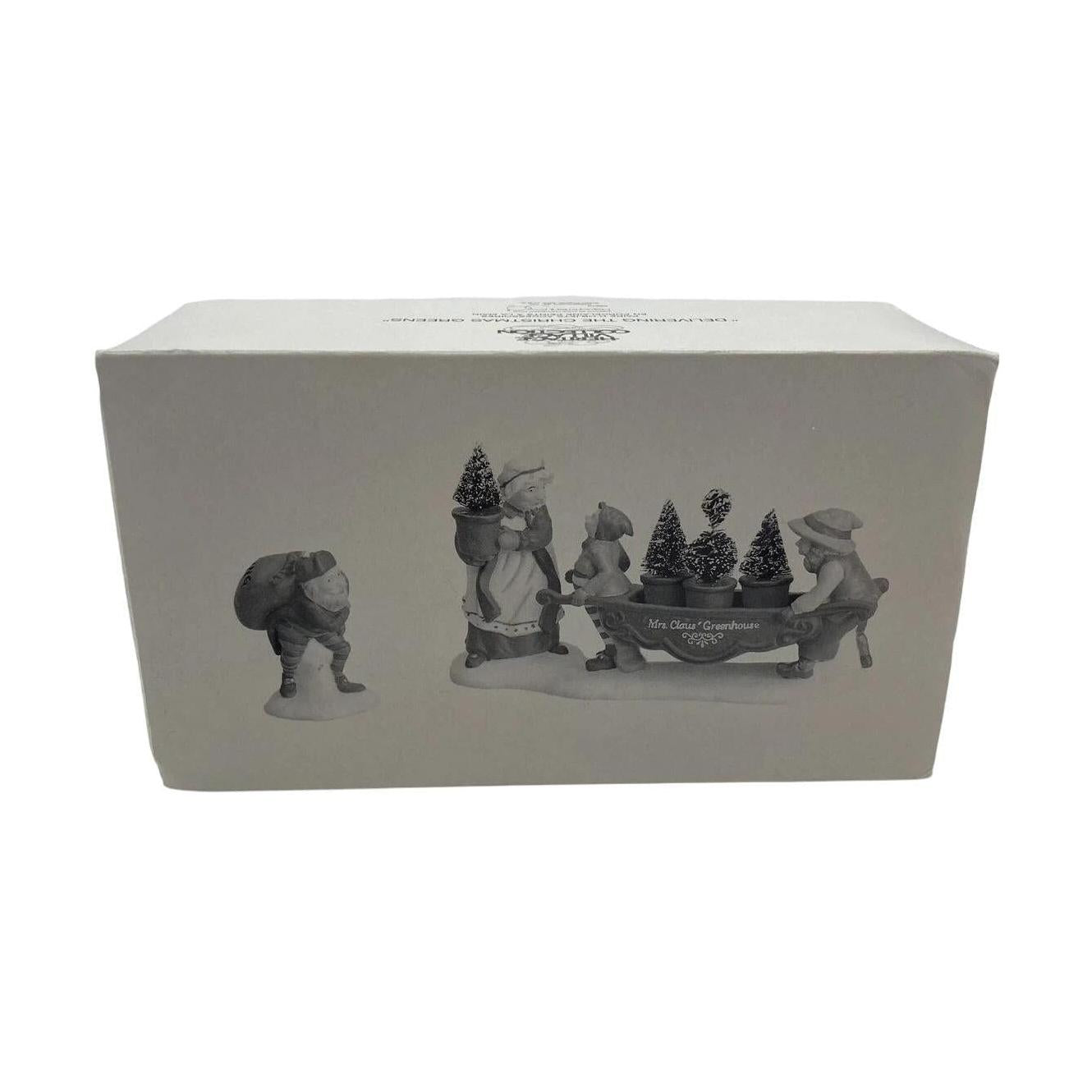 1990 Delivering the Christmas Greens Set of 2 – Heritage Village Collection Department 56 #56373 Image2