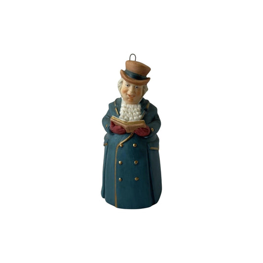 1990 Dickens Caroler Bell "Mr. Ashbourne" Hallmark Ornament (Christmas Carol) QX505-6 QX505-6 Image1