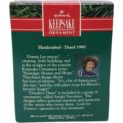1990 Donder's Diner Hallmark Ornament (Donder's Diner) QX4823