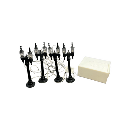 1990 Double Street Lamps Set of 4” #56.59960 Department 56 59960 Image6