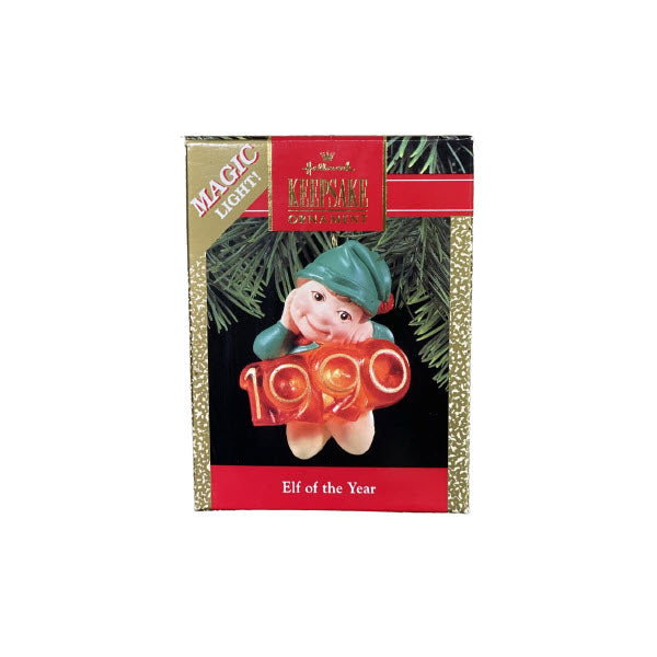 1990 Elf of the Year Hallmark Ornament (Elf) QLX7356
