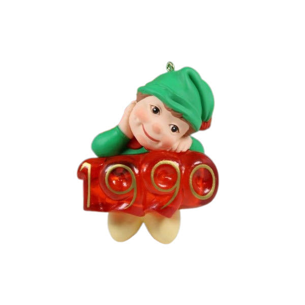 1990 Elf of the Year Hallmark Ornament (Elf) QLX7356