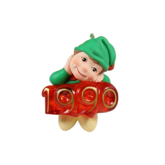 1990 Elf of the Year Hallmark Ornament (Elf) QLX7356