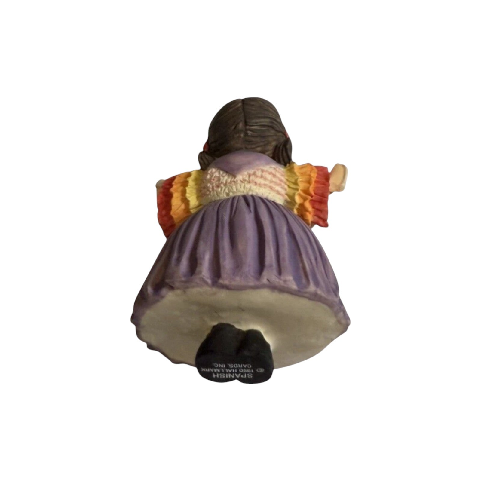 1990 Girl in Ruffles – Spanish Wish (Sharing the Joy) Hallmark Ornament QC9653 Image4