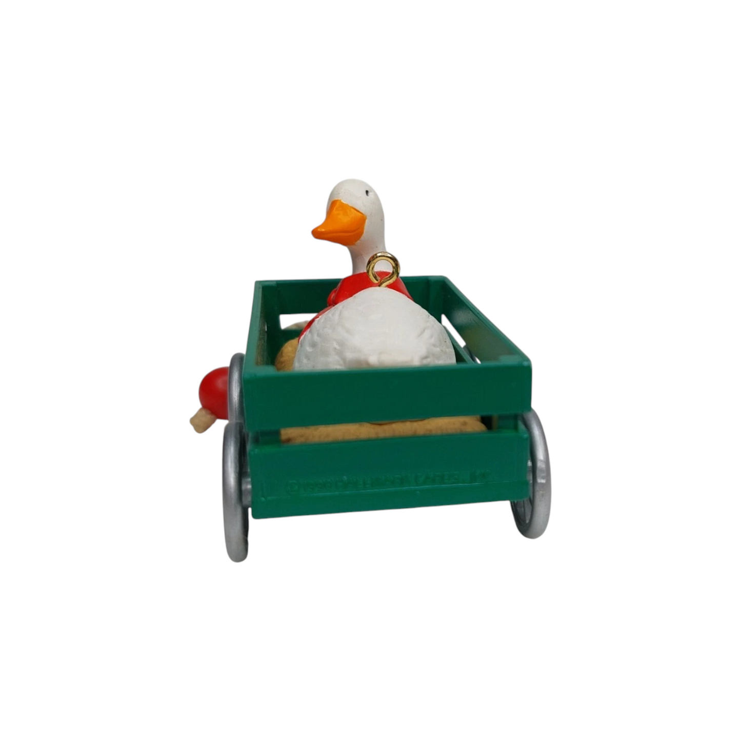 1990 Goose Cart Hallmark Ornament (Goose) QX5236