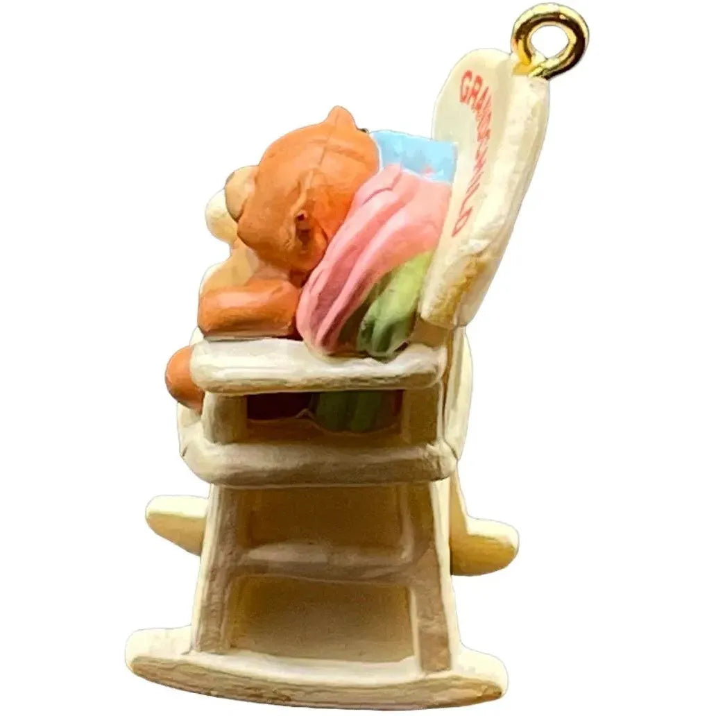 1990 GrandChild's First Christmas Hallmark Ornament (Baby's First Christmas) QXM5723