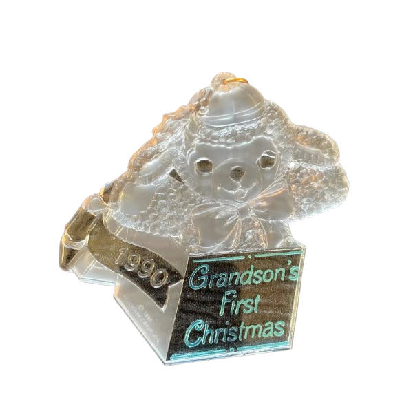 1990 GrandSon's First Christmas Hallmark Ornament (GrandSon) QX3063