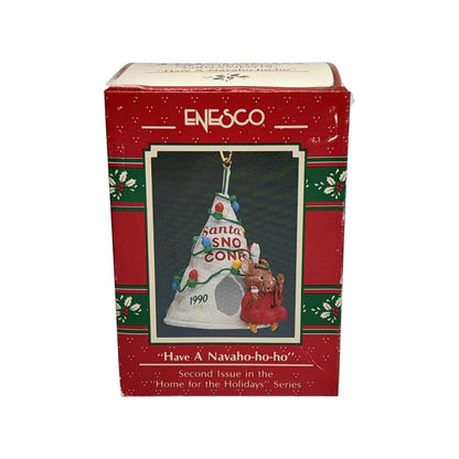 1990 Have a Navaho-ho-ho Mouse Enesco Ornament 571970 Image2