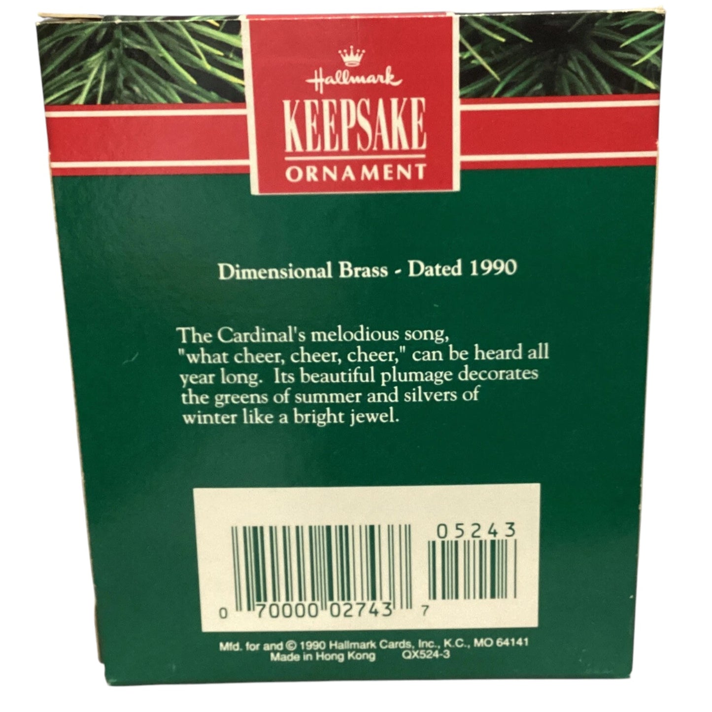 1990 Holiday Cardinals (Bird)