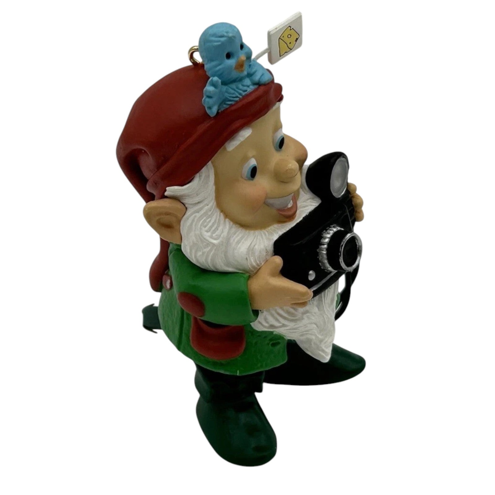 1990 Holiday Flash Hallmark Ornament (Elf & Gnome) QLX7333