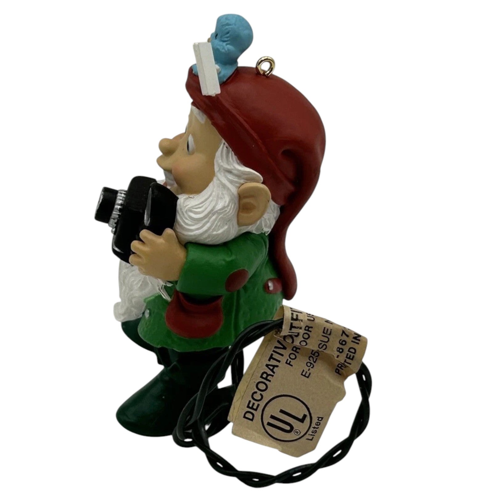 1990 Holiday Flash Hallmark Ornament (Elf & Gnome) QLX7333