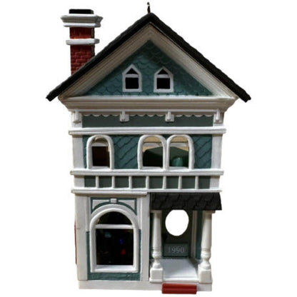 1990 Holiday Home Hallmark Ornament (Nostalgic Houses and Shops) QX4696