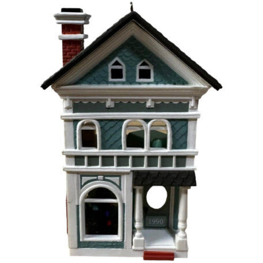 1990 Holiday Home Hallmark Ornament (Nostalgic Houses and Shops) QX4696