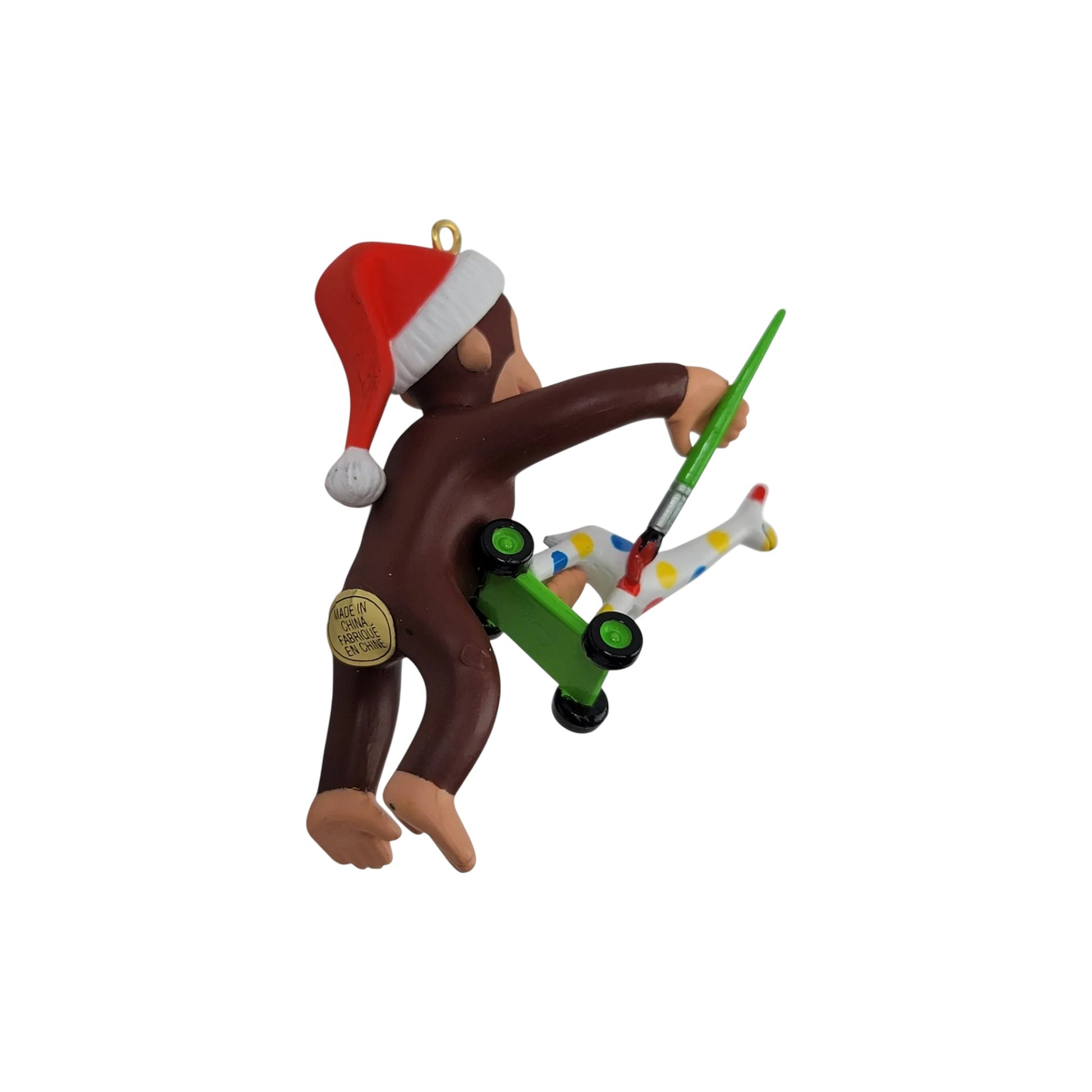 1990 Holiday Playtime (Curious George) Carlton Cards Heirloom Ornament CXOR-057E Image4