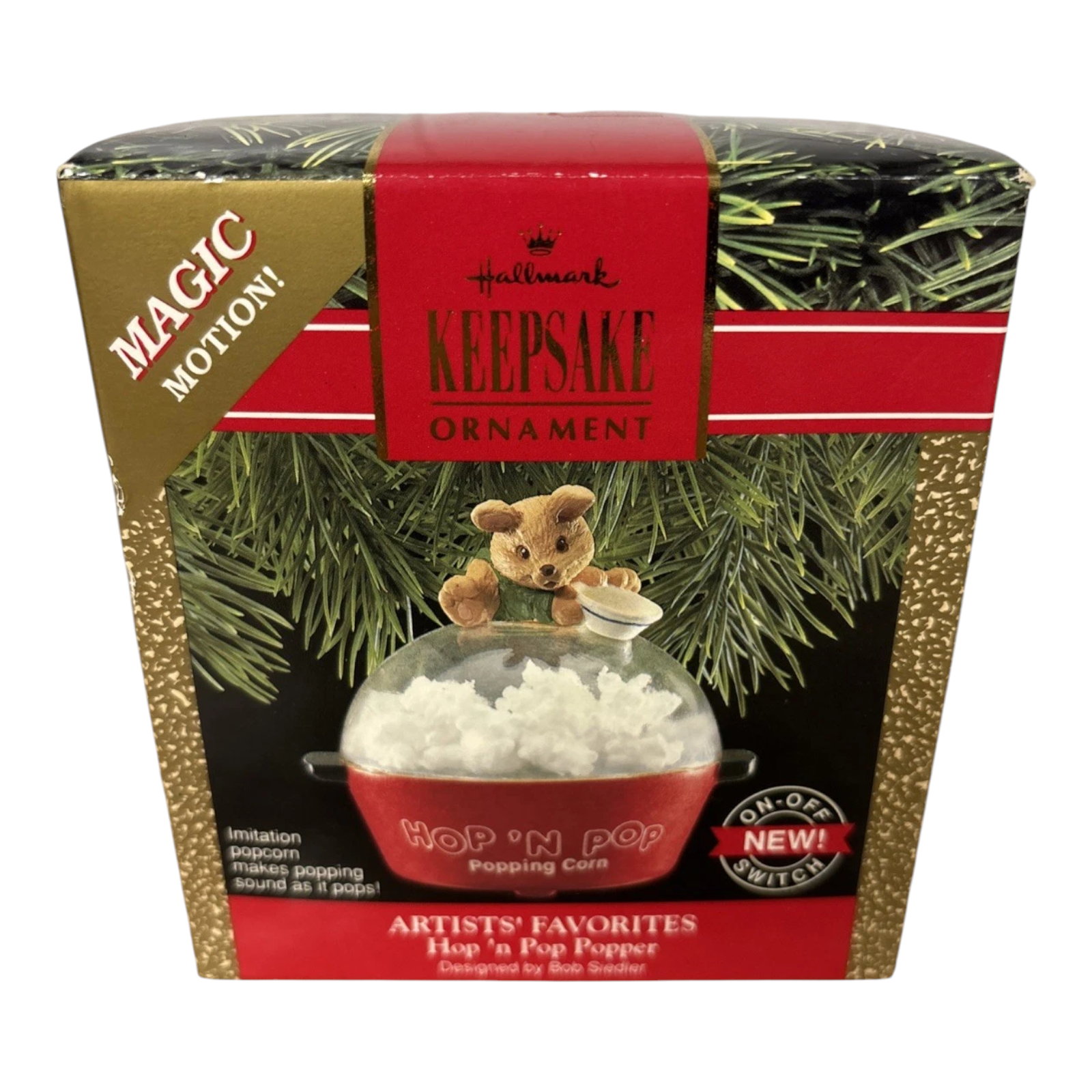 1990 Hop 'n Pop Popper Hallmark Ornament (Eat & Drink) QLX7353