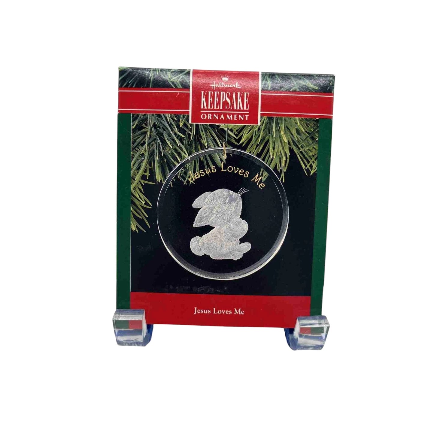 1990 Jesus Loves Me Hallmark Ornament (Religious) QX3156