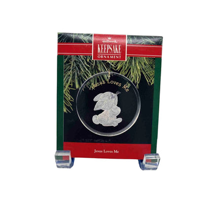 1990 Jesus Loves Me Hallmark Ornament (Religious) QX3156