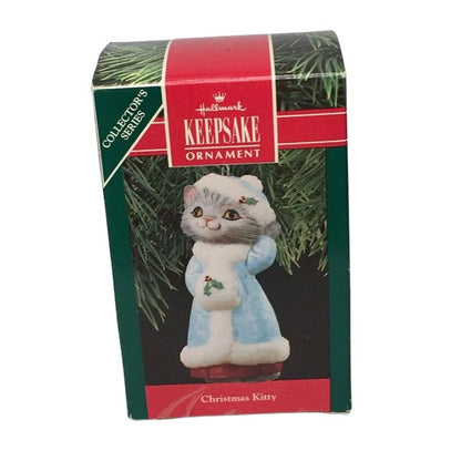 1990 Kitten in Coat and Hat (Christmas Kitty)