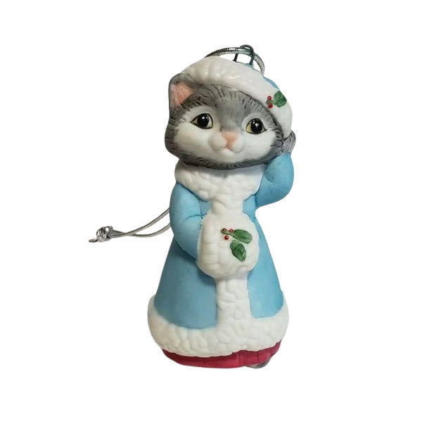 1990 Kitten in Coat and Hat (Christmas Kitty)